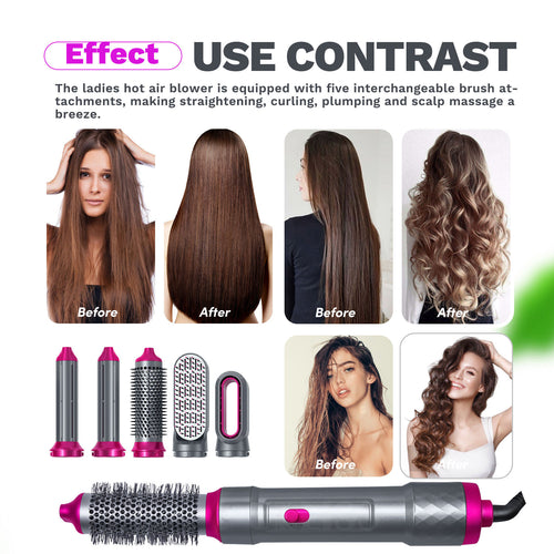 Multi-Functional Hair Dryer 5-In-1